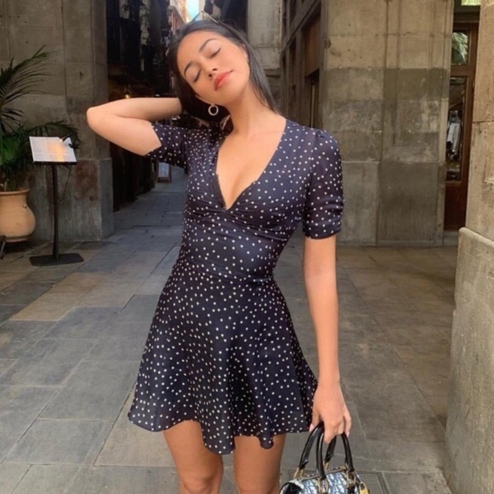 NWT Réalisation Par Ozzie Dress - Navy Star